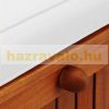 Garden bench with storage Acacia wood garden bench with storage box and upholstered seat cushion