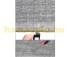 Garden bench polyrattan outdoor furniture 122x55x90 cm beige color