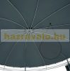 Round garden tent metal frame pre-assembled garden anthracite gray pavilion 350 cm diameter
