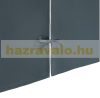 Round garden tent metal frame pre-assembled garden anthracite gray pavilion 350 cm diameter
