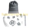 Round garden tent metal frame pre-assembled garden anthracite gray pavilion 350 cm diameter