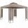 Garden pavilion beer tent in modern style, 3x3 meters in brown color