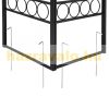 Garden pavilion beer tent in modern style, 3x3 meters in beige color