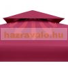 Garden pavilion beer tent in modern style, 3x3 meters in burgundy color