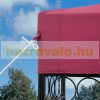 Kerti pavilon sörsátor modern stílusú szerelhető 3x3 méter bordó szürke színben