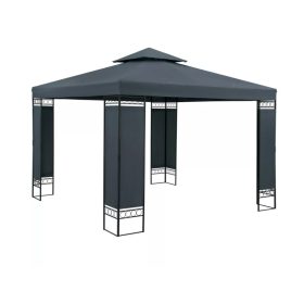   Kerti pavilon sörsátor modern stílusú szerelhető 3x3 méter antracit szürke színben