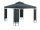 Garden gazebo beer tent in modern style can be assembled 3x3 meters in anthracite gray color