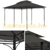 Sörsátor modern stílusú szerelhető 3X4m kerti pavilon bézs színben pergola