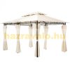 Sörsátor modern stílusú szerelhető 3X4m kerti pavilon fekete színben pergola