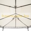 Sörsátor modern stílusú szerelhető 3X4m kerti pavilon fekete színben pergola