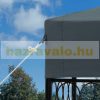 Garden gazebo beer tent in modern style can be assembled 3x4 meters in anthracite gray color