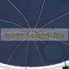 Round garden tent metal frame assembled garden blue pavilion 350 cm diameter