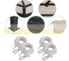 Rattan-style sun protection tent can be assembled garden pavilion 3x4 meter beer tent in black and cream color