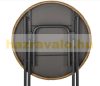 Garden rattan sofa set 3-part foldable