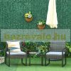 Polirattan sofa set garden set garden set with cushions in gray color 