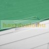 Rolling garden storage box plastic 230 liters gray - green