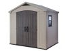 Curver plastic garden house Keter 256.5x243x182 cm small tool house Factor 8x6 tool shed