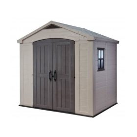   Curver műanyag kerti ház Keter 256,5x243x182 cm szerszámos kisház Factor 8x6 szerszámoskamra