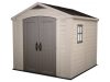 Curver plastic garden house Keter 256.5x243x255 cm small tool house Factor 8x8 tool shed