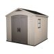 Curver plastic garden house Keter 256.5x243x255 cm small tool house Factor 8x8 tool shed