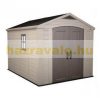 Curver plastic garden house Keter 256.5x243x255 cm small tool house Factor 8x8 tool shed