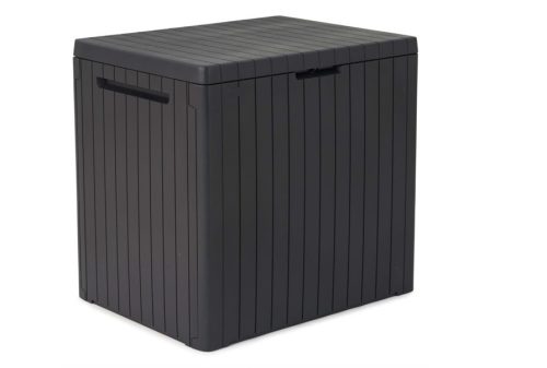 Keter garden storage plastic garden box 113 liters 58x55x44 cm gray box Curver City