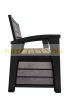 Keter garden storage wood effect garden chest and bench 227 liters 132.7x61.2x89 cm gray Curver HUDSON STORAGE BENCH