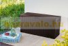 Keter garden storage wood-effect garden box 270 liters 116.7x44.7x57 cm brown box Curver Comfy