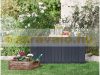 Keter garden storage plastic garden box wood effect 270 liters 116.7x44.7x57 cm box Curver Marvel Plus