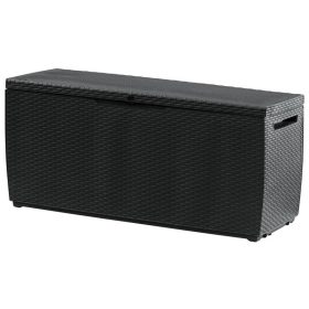   Keter kerti tároló műrattan kerti láda 305 liter 123x57x53,5 cm szürke doboz Curver Capri