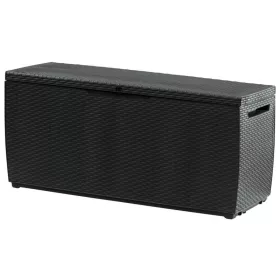   Keter kerti tároló műrattan kerti láda 305 liter 123x57x53,5 cm szürke doboz Curver Capri