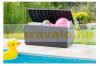 Keter garden storage rattan garden box 305 liters 123x57x53.5 cm gray box Curver Capri