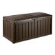 Keter garden storage wood-effect garden box 390 liters 128x65x61 cm brown box Curver GLENWOOD STORAGE BOX