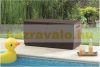 Keter garden storage rattan garden box 305 liters 123x53.5x57 cm brown box Curver Capri