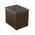 Keter kerti tároló fa hatású kerti láda 113 liter 59,6x46x53 cm barna doboz Curver URBAN STORAGE BOX