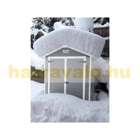   Curver műanyag kerti ház Keter 185x226x152 cm szerszámos kisház Manor 6x5DD szerszámoskamra szürke