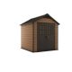 Curver plastic garden house Keter 228x223.5x252 cm small tool house Newton 757 tool shed