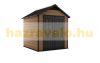 Curver plastic garden house Keter 228x223.5x252 cm small tool house Newton 757 tool shed