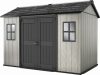 Curver plastic garden house Keter 350x254x229 cm paintable small tool house Oakland 1175SD tool shed