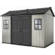 Curver plastic garden house Keter 350x254x229 cm paintable small tool house Oakland 1175SD tool shed