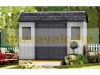 Curver plastic garden house Keter 350x254x229 cm paintable small tool house Oakland 1175SD tool shed