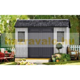   Curver műanyag kerti ház Keter 350x254x229 cm festhető szerszámos kisház Oakland 1175SD szerszámoskamra