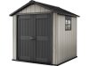 Curver plastic garden house Keter 229x242x223.5 cm paintable small tool house OAKLAND 757 tool shed