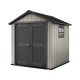 Curver plastic garden house Keter 229x242x223.5 cm paintable small tool house OAKLAND 757 tool shed