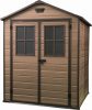 Curver plastic garden house Keter 186x227x237 cm small tool house Scala 6x8 tool shed with wood effect