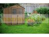 Curver plastic garden house Keter 186x227x237 cm small tool house Scala 6x8 tool shed with wood effect