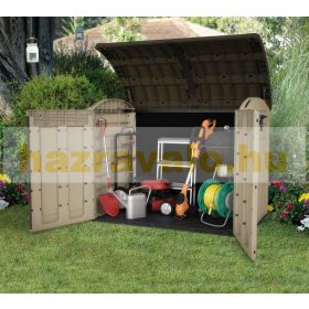   Keter kerti tároló műanyag kerti szekrény doboz 177x134x113 cm kültéri tároló Curver Store it out Ultra