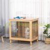 Dog kennel 81x58x76 cm oak dog cage dog box, lockable