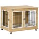 Kutya kennel mosható párnával 90x58x65 cm kutyaketrec 2 ajtóval kutyabox, zárható