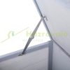 Outdoor cage for small animals 112x50x54 cm gray house weatherproof pine wood